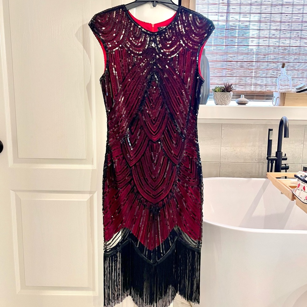 1920s Red Flapper Costume